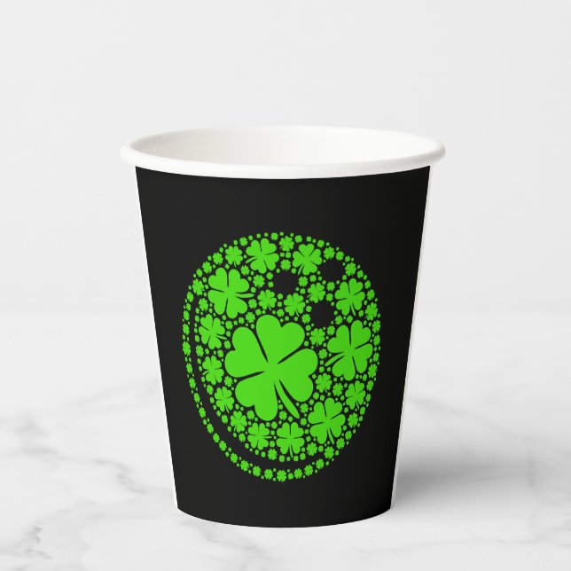 Billiards PatrickDay Paper Cups (Front)
