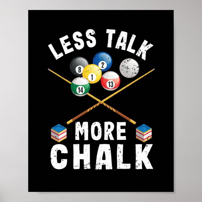 Billiards player billiards 8-ball billiards poster (Front)