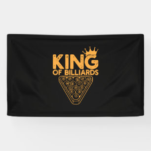 Billiards Player   King Of Billiards Banner