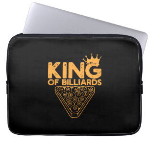 Billiards Player King Of Billiards Laptop Sleeve