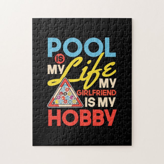 Billiards Player | Pool Billiards Is My Life Jigsaw Puzzle (Vertical)