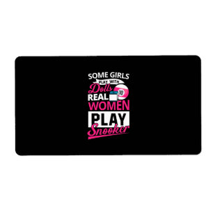 Billiards Player Real Women Play Snooker