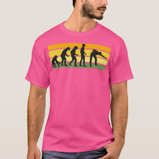 Billiards Player Retro Snooker 8Ball Billiard Cue T-Shirt