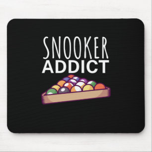 Billiards Player Snooker Addict Mouse Pad