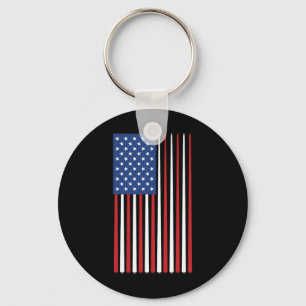 Billiards Player Usa American Flag Pool Sticks Cue Key Ring