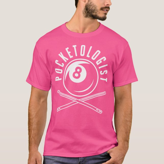 Billiards Pocketologist T-Shirt (Front)
