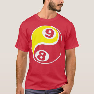 Billiards Pool 8 Ball 9 Ball Skull 1 T-Shirt