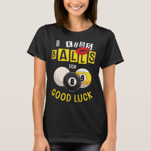 Billiards Pool 8 Ball Snooker Female Billiard Play T-Shirt