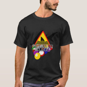 Billiards Pool 'Beware Of Sharks' Billiards Hoodie T-Shirt