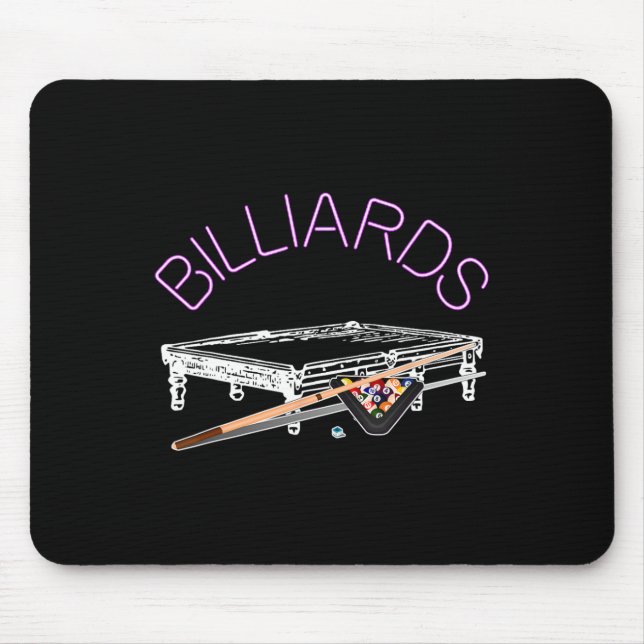 Billiards Pool Game  Mouse Pad (Front)