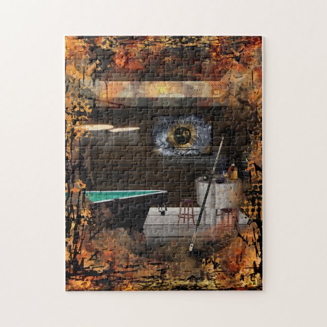 Billiards Pool Hall Jigsaw Puzzle (Vertical)