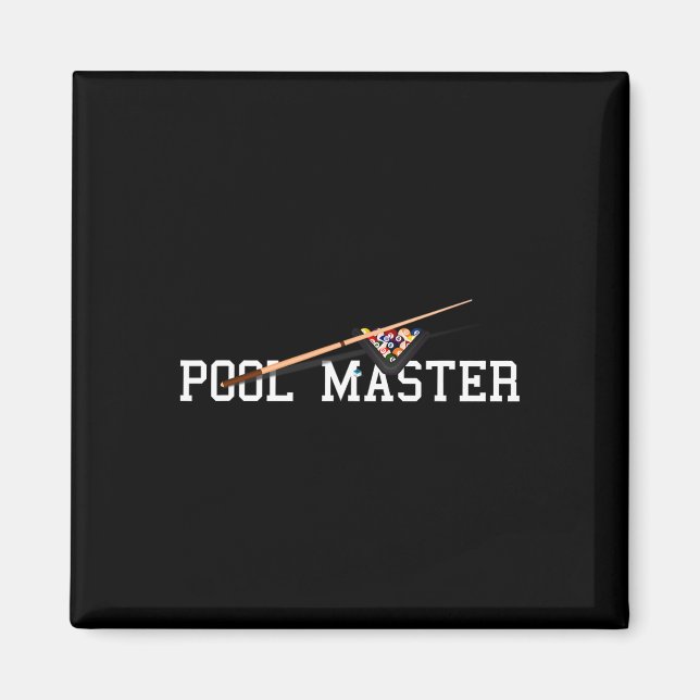 Billiards Pool Master For The Pionate Pool Lovers  Magnet (Front)
