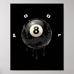 Billiards Pool Player Apparel - Billiard  Poster