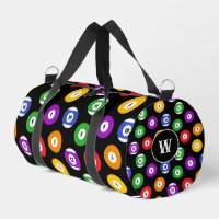Billiards Pool Player Monogram