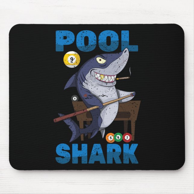 Billiards - Pool Shark - Snooker Player - R Pub -  Mouse Pad (Front)