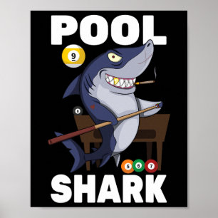 Billiards - Pool Shark - Snooker Player - R Pub - Poster