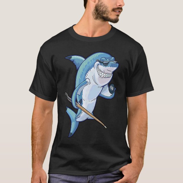 Billiards Pool Shark T-Shirt (Front)