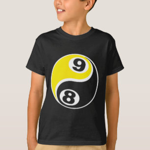 Billiards Pool Shirt 8 Ll 9 Ll Skull Tee
