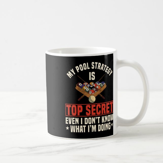 Billiards Pool Snooker Billiard Ball Table Nine-ba Coffee Mug (Right)