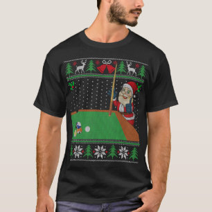 Billiards Pool Ugly Christmas Sweater Style