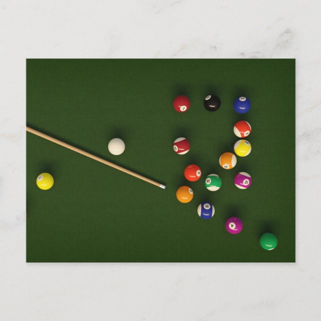 Billiards postcard (Front)