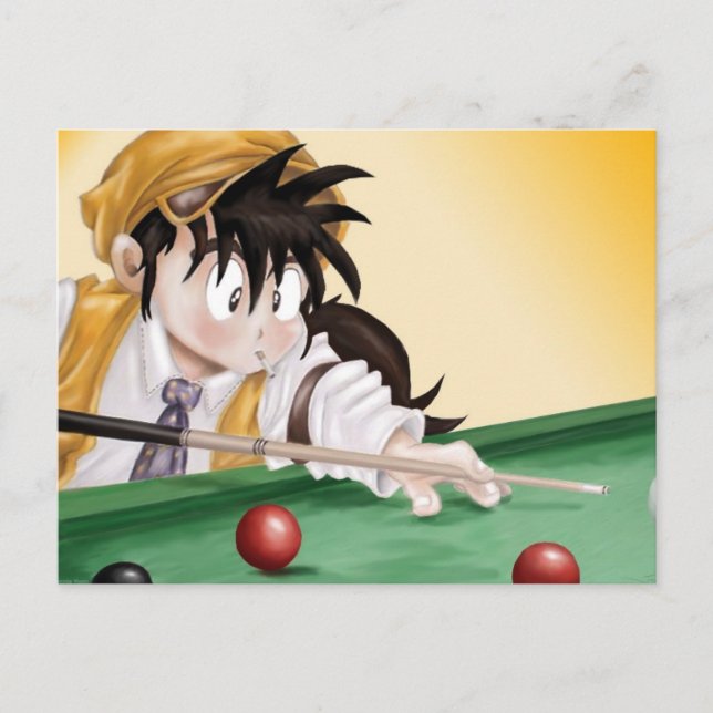 Billiards (Postcard) Postcard (Front)