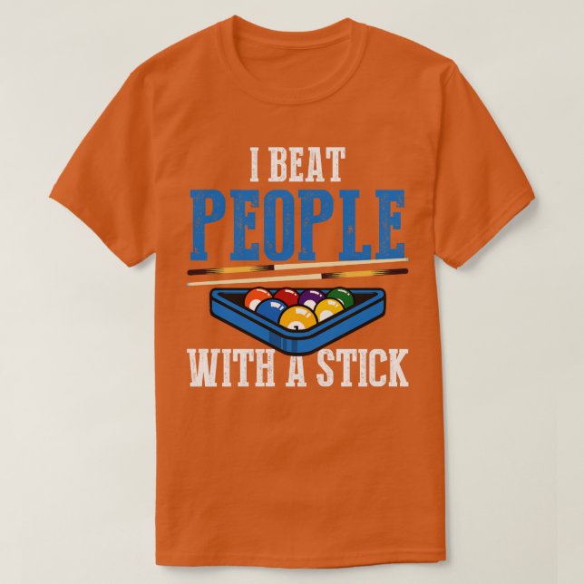 Billiards Puns Pool Player  Billiards  Triangle Ra T-Shirt (Design Front)