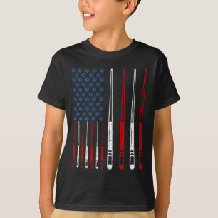 Billiards Queue Sticks T-Shirt