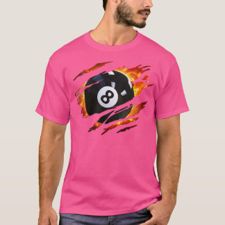 Billiards s Men 8 Ball Pool s Pool League  T-Shirt