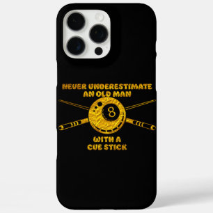 Billiards Saying About Experience and Skill iPhone 16 Pro Max Case