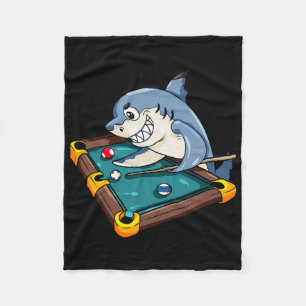 Billiards Shark Pool Snooker Player Gift Fleece Blanket