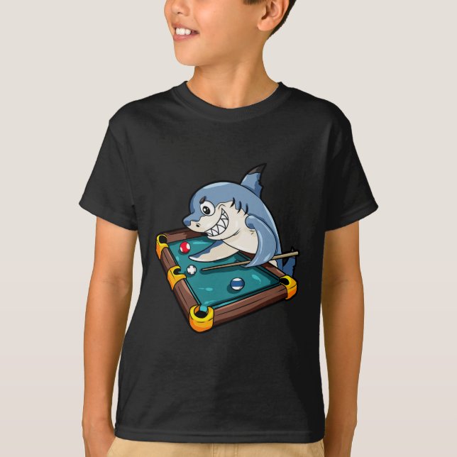 Billiards Shark Pool Snooker Player Gift  T-Shirt (Front)