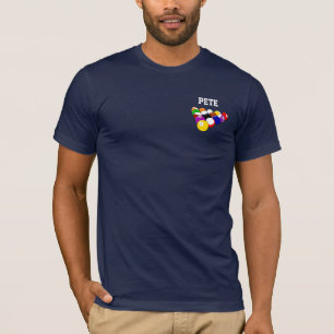 Billiards shirt template, popular design,