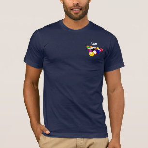 Billiards template polo shirt, ready to customise