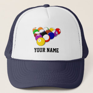 Billiards template, popular design trucker hat