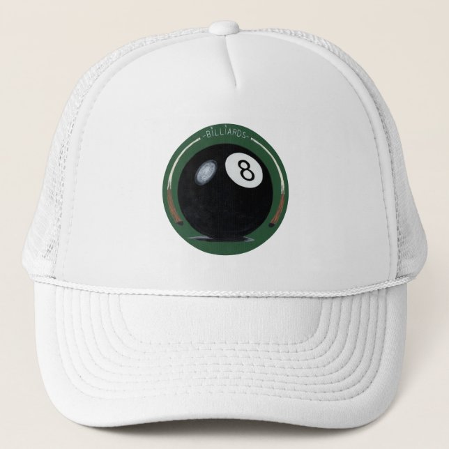 Billiards Trucker Hat (Front)