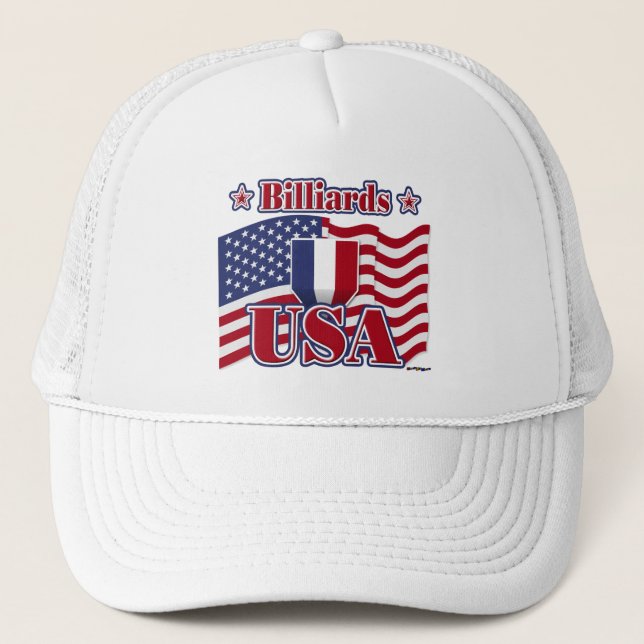 Billiards USA Trucker Hat (Front)