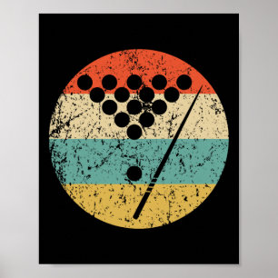 Billiards Vintage Retro Pool 1  Poster
