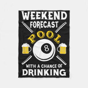 Billiards Weekend Forecast Pool With A Chance Of D Fleece Blanket