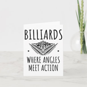 Billiards Where Angles Meet Action Pool  Card