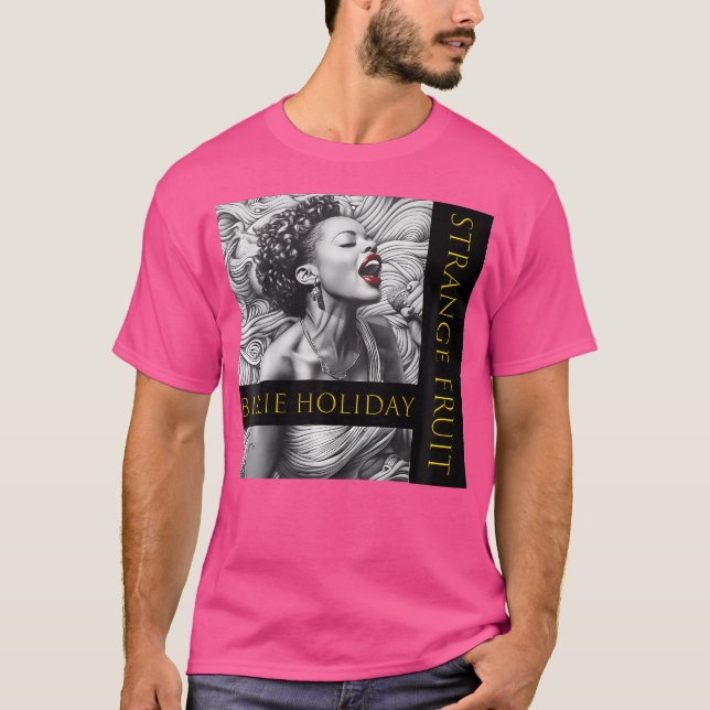 Billie Holiday_006_Back Printed T-Shirt (Front)