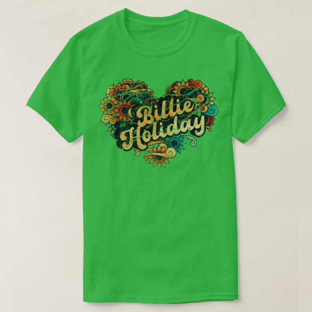 Billie Holiday T-Shirt (Design Front)