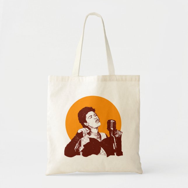 Billie Holiday Tote Bag (Front)
