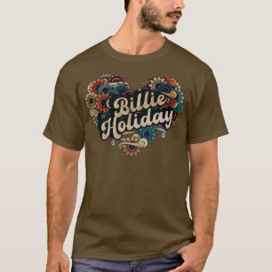 Billie Holiday VIGNETTE VINTAGE COLOR T-Shirt