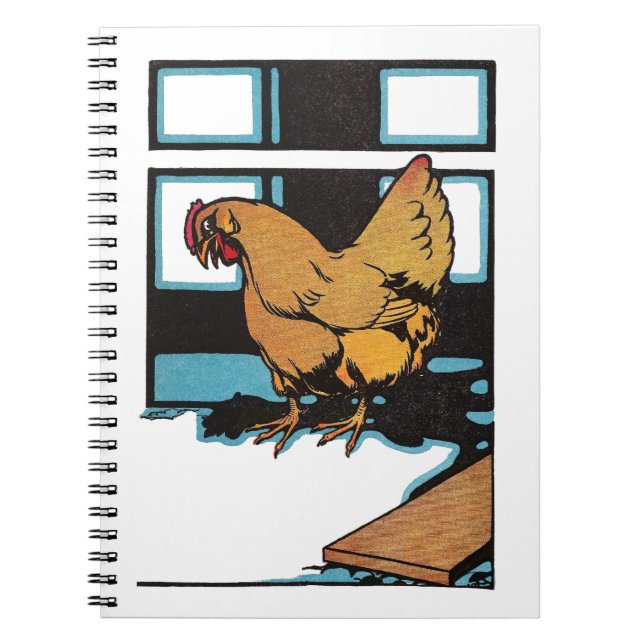 Billina the Yellow Hen Spiral Notebook (Front)