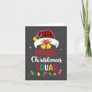 Billing Christmas Squad Santa Hat Billing Speciali Card