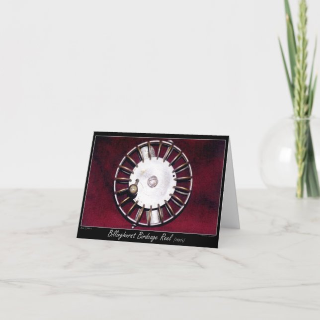 Billinghurst Birdcage Reel Card (Front)