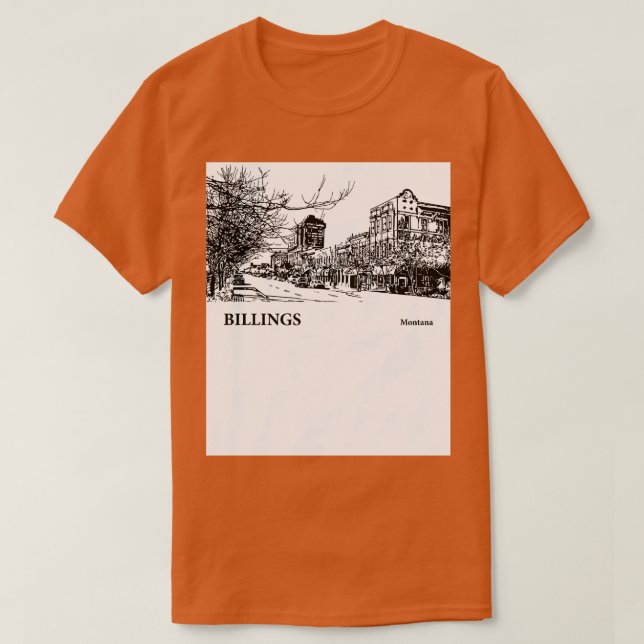 Billings Montana  1 T-Shirt (Design Front)