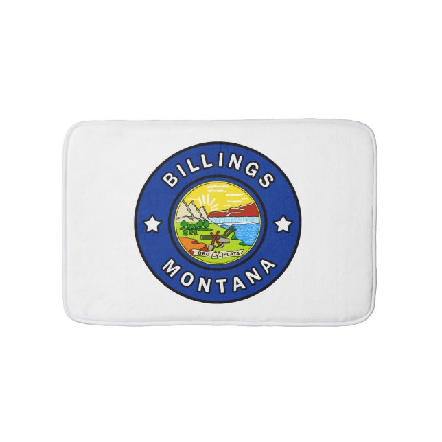 Billings Montana Bath Mat (Front)