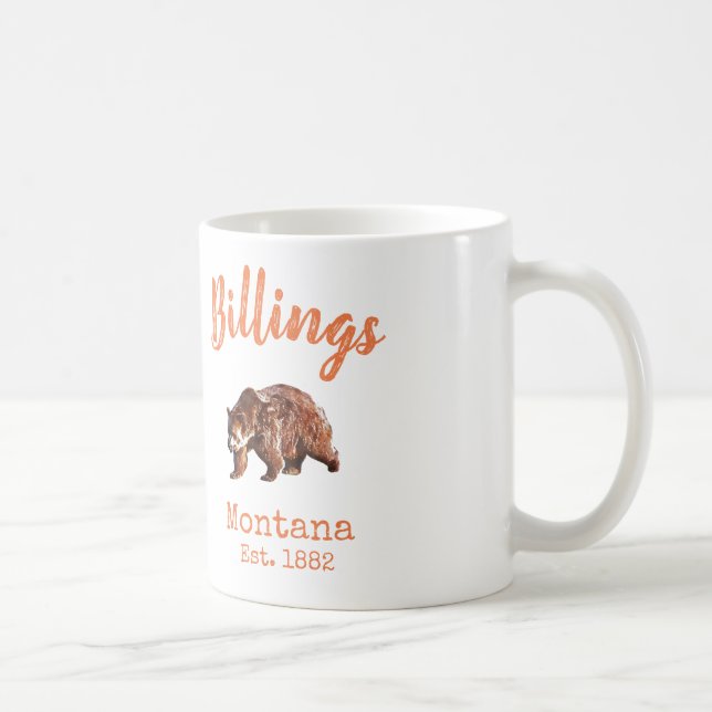 Billings Montana Coffee Mug (Right)